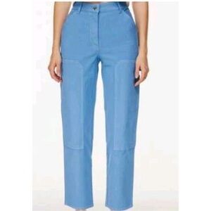 Aritzia Wilfred Free Brennan Work Carpenter Blue Pant Size 4
